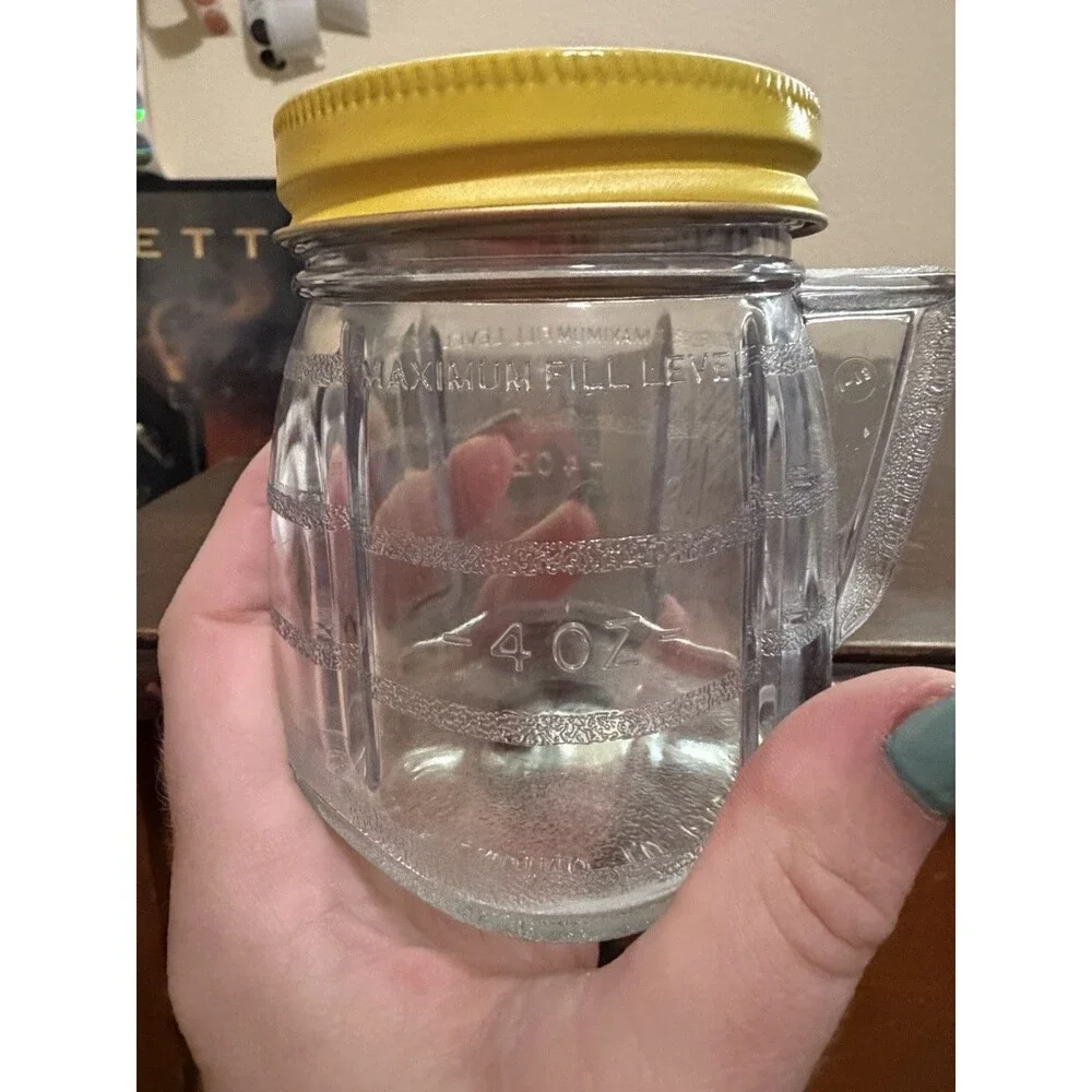 Oster Osterizer Mini Blend Container Yellow Screw Top